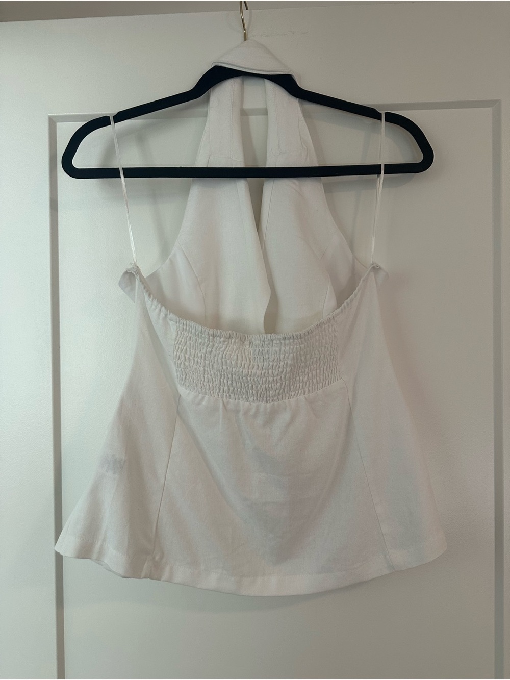 Love Tree Linen Blend Halter Vest - Picture 4 of 4